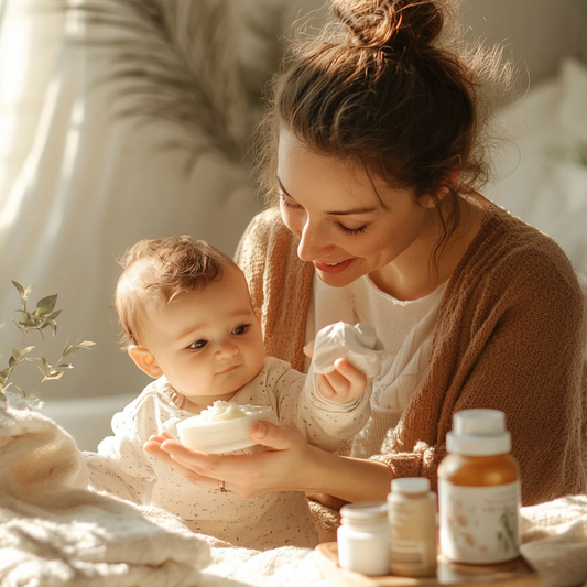 Cómo elegir productos seguros para la piel de tu bebé. Guía para mamás y papás.