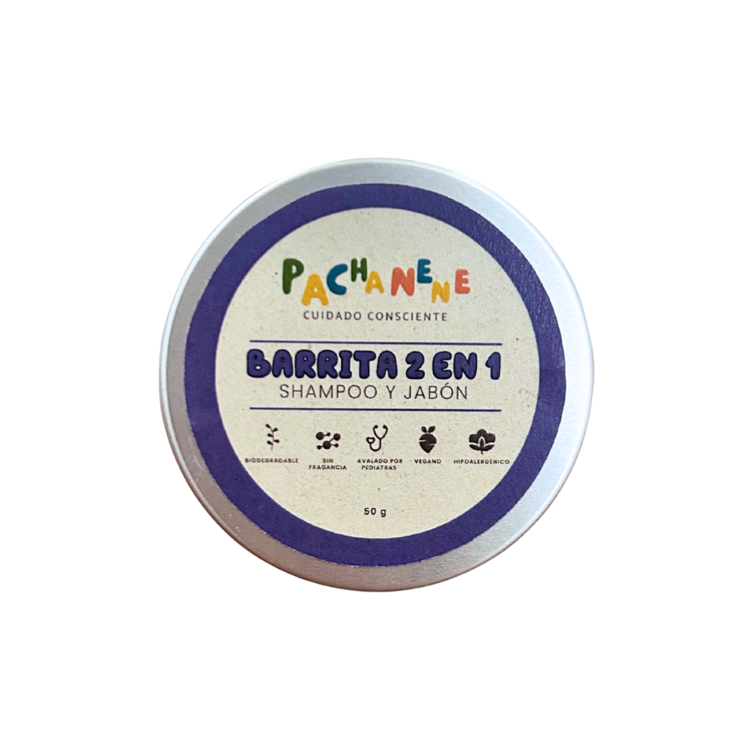 Barrita 2 en 1: Shampoo y Jabón (40 g)