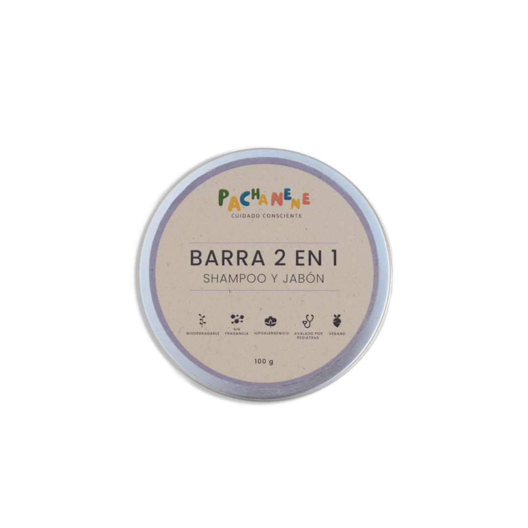 Barra 2 en 1 Shampoo y jabón (100 g)