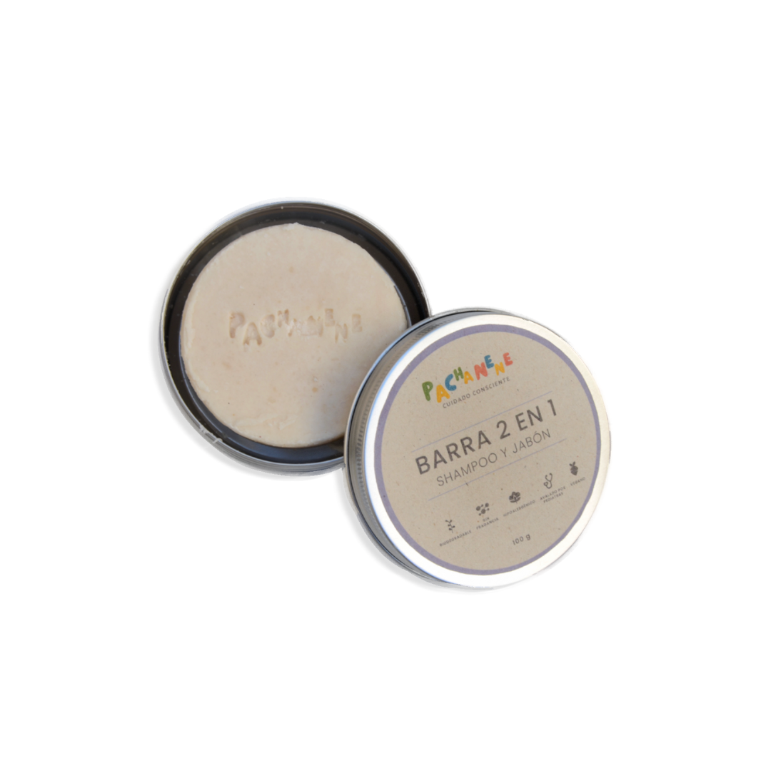 Barra 2 en 1 Shampoo y jabón (100 g)