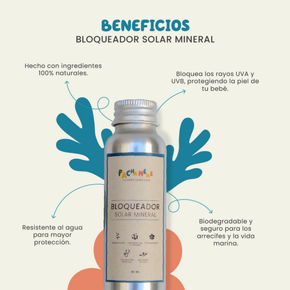 Bloqueador Solar Mineral FPS 50 (80 ml)